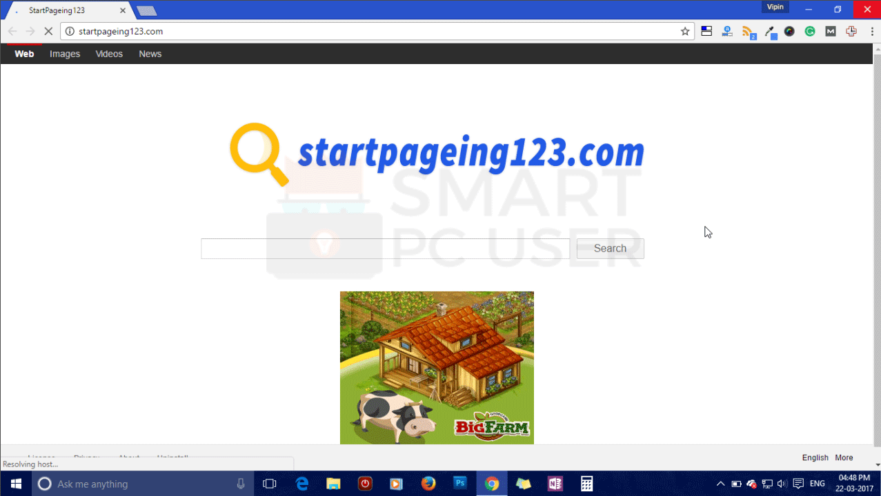 How to Remove Startpageing123.com