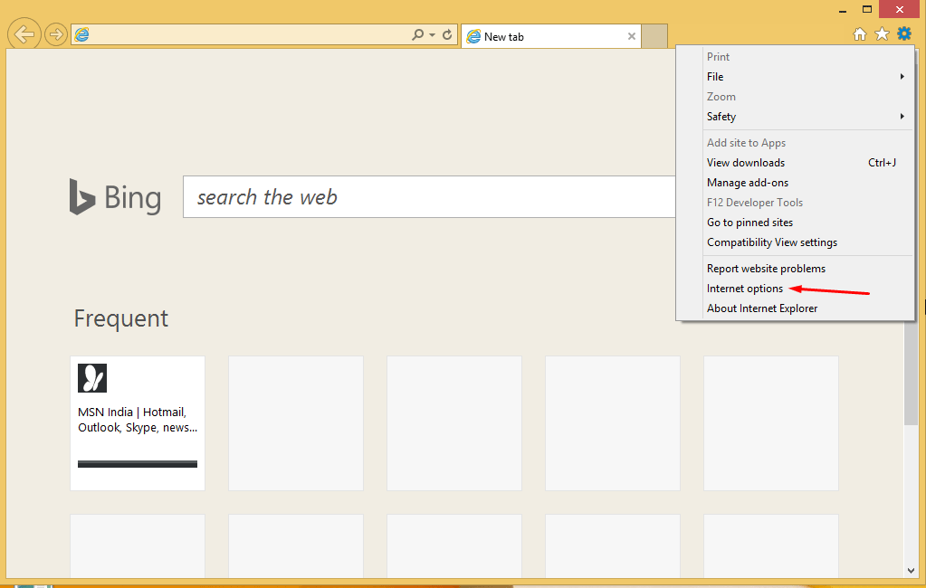 Remove Unwanted Homepage from Internet Explorer 1