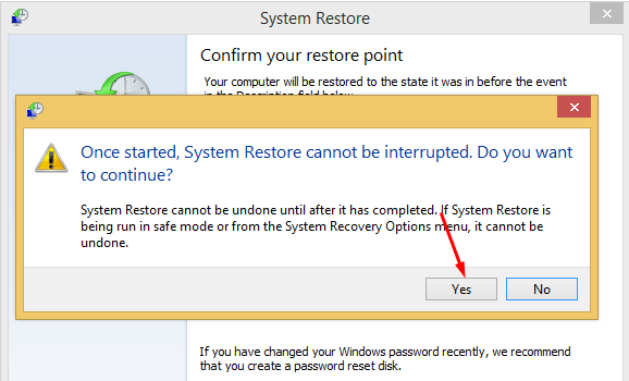 Restore Win 8 - 7