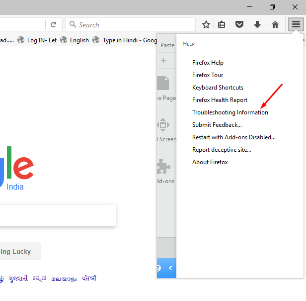 Reset Mozilla Firefox 2