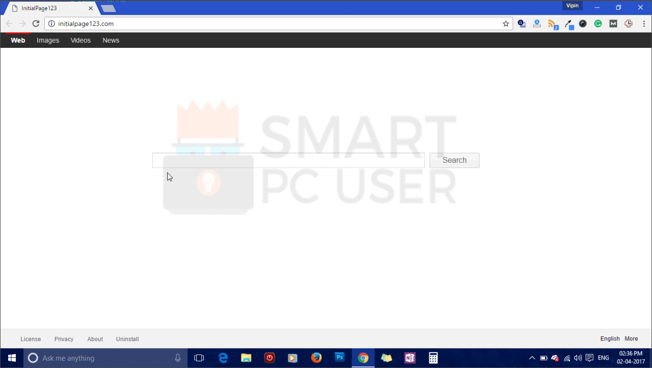 How to Remove Initialpage123.com