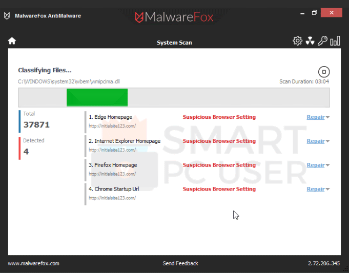 Initialsite123.com Removal Guide